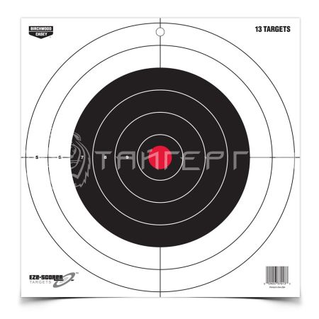 Мишень бумажная Birchwood Bull's-eye Paper Target (13 шт) 300мм  37013