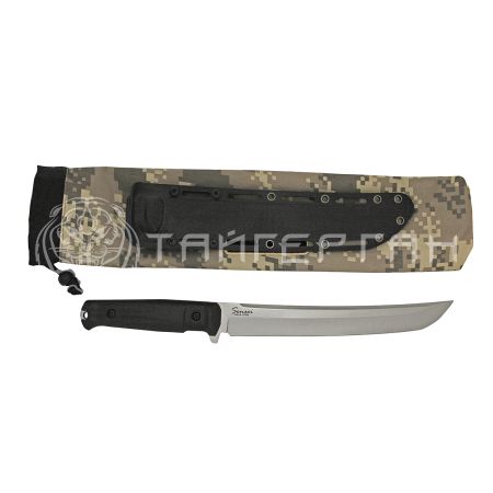 Нож Kizlyar Supreme Sensei AUS-8 S V2 сатин черная рукоять