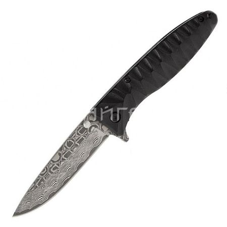 Нож Ganzo G620b-2 черный с травлением