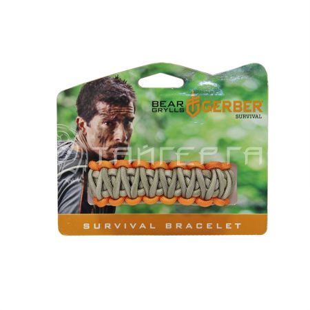 Браслет Gerber Bear Grylls Survival bracelet, eng, блистер