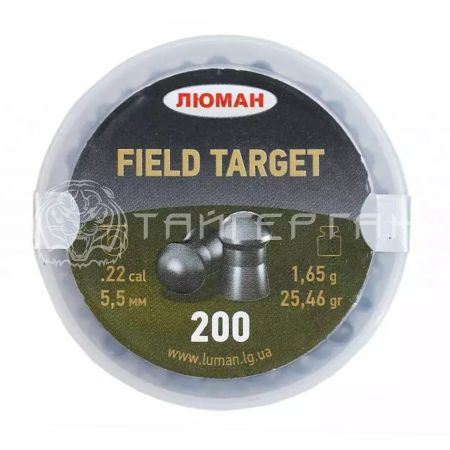 Пули 5,5мм Люман Field Target 1,65 г (200 шт.)