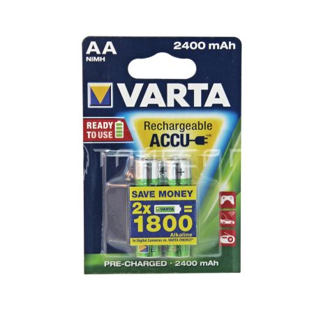 Аккумулятор VARTA AA R2U 2400 мАч бл.2 