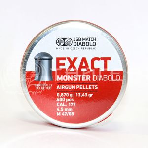 Пули 4,5мм JSB Exact Monster Diabolo 0,87г (400шт)