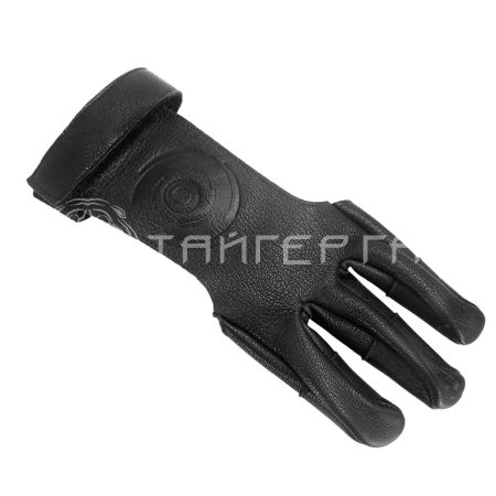 Перчатка для стрельбы из лука Centershot (черная кожа) L AGL-001 L