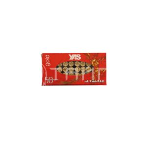 Патрон светозвуковой 9мм P.A.K. Gold Blank YAS (50шт)