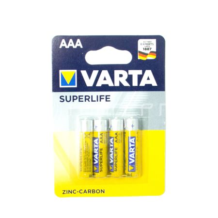 Батарейка VARTA SUPER LIFE AAA R 03 бл 4