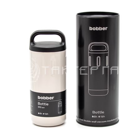 Термос bobber питьевой, вакуумный, бытовой, 0,59 л.  Bottle-590 Sand Grey 72178