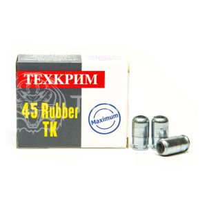 Патрон Техкрим 45Rubber ТК травм. рез. пуля Maximum (20/1080шт)