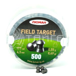 Пули 4,5мм Люман Field Target 0,55г круглая головка (500шт)