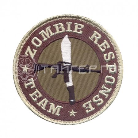 ШЕВРОН на липучке ZOMBIE RESPONSE TEAM код ROTHCO 72195