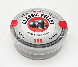 Пули 4,5мм Люман Classic Pellets  0,65г (300шт)