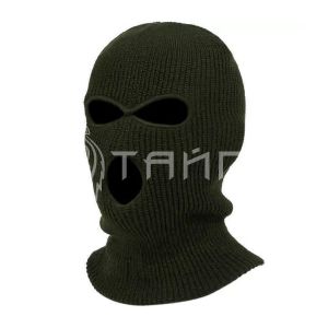 Маска балаклава Стикхант вязанная с защитой дыхательных путей Хаки FMASK2-HK