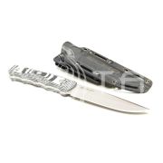 Нож ECHO NIOLOX SW G10-BWH KS (StoneWash, G10 Black-White Handle, Kydex Sheath) 