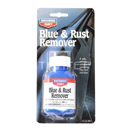 Средство д/удаления ржавчины и воронения Birchwood Blue & Rust Remover 90мл 16125