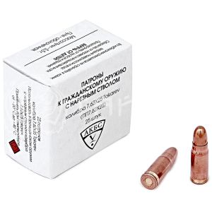 Патрон 7,62х25 Фортуна Tokarev 5,5г/85гр (25/600шт)