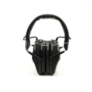 Наушники активные ShotTime 32 стрелковые, NRR 22dB, оголовье кожа,  чёрные, EST-32B
