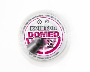 Пули 5,5мм Квинтор Domed 1,0г круглая головка (200шт)