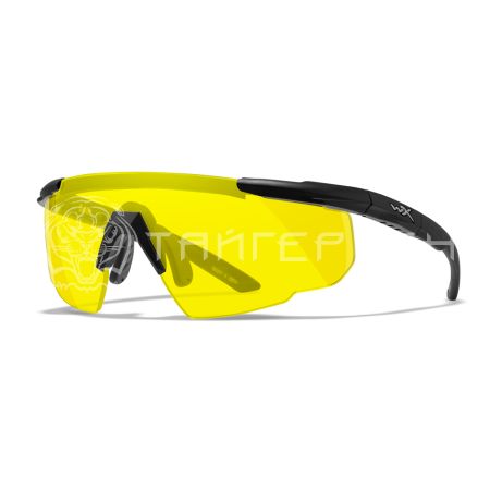 Очки Wiley X Saber Advanced черная оправа и желтая линза