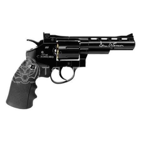 Револьвер пневматический Dan Wesson 4", черный, к.4,5мм