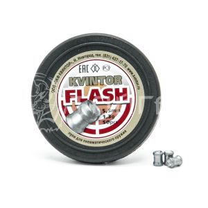 Пули 5,5мм Квинтор Flash 1,3г 50шт