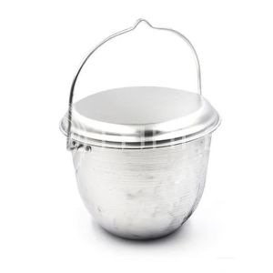 Котелок костровой "СЛЕДОПЫТ" конический, 4,5 л, алюм./10/  PF-CWS-P97