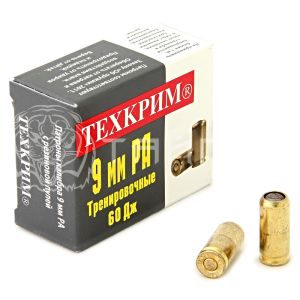 Патрон Техкрим 9 PA травм. рез. пуля Norma (20/1600шт)
