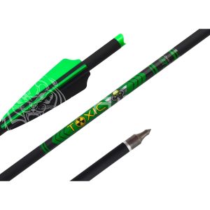 Стрела арбалетная микс карбон Centershot Toxic 16" Half Moon Nock  CSTJ-C04001