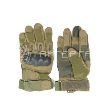 Перчатки тактические Rusforce saboteur прорезиненный кастет Хаки (L)  RfsTL-gn