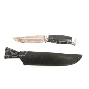 Нож  Н90 ст. ЭИ-107 дюраль, кожа