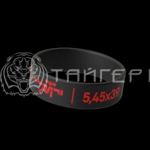 Силиконовая маркировочная накладка на магазин 5,45х39 черн/красн