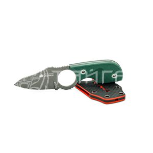 Нож туристический AMIGO X D2 GT G10-GNH (Grey Titanium, G10 Green Handle)