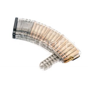 Магазин Pufgun на СКС, 7,62х39, 30 патронов, полимер, прозрачный  Mag SKS762 30-30/Tr